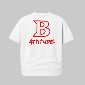 B Attitude Logo Blanca / Rojo