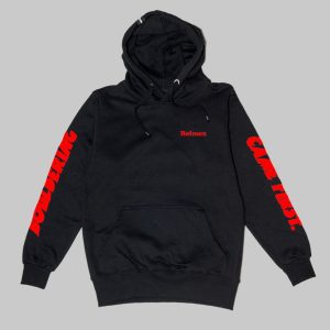 Sudadera Bouldering / Came First  Negra / Rojo