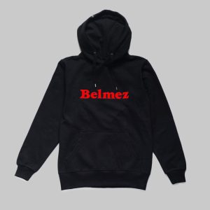 Sudadera Belmez Negra / Rojo