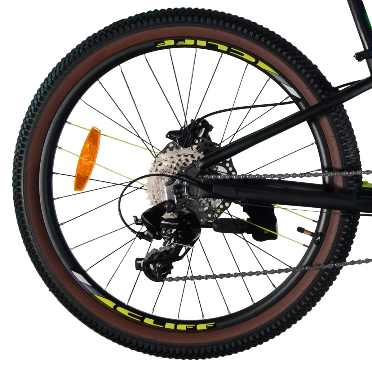 BICICLETA PARA NIÑOS CLIFF LIZARD 24 8 VELOCIDADES FRENO HIDRAULICO 2025 - Imagen 7